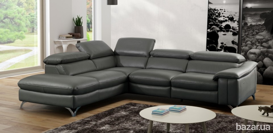 Шкіряний комплект хай-тек Fino кожаный уголок, угловой диван Fino Вінниця - зображення 3