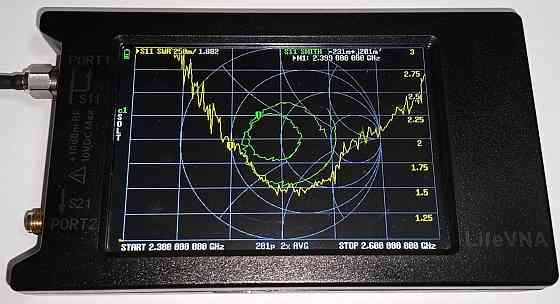 Антенна всенаправленная 2350-2550/5600-5890MHz 10dBi, до 30W, 2 в 1, RP SMA (гнездо) Дніпро