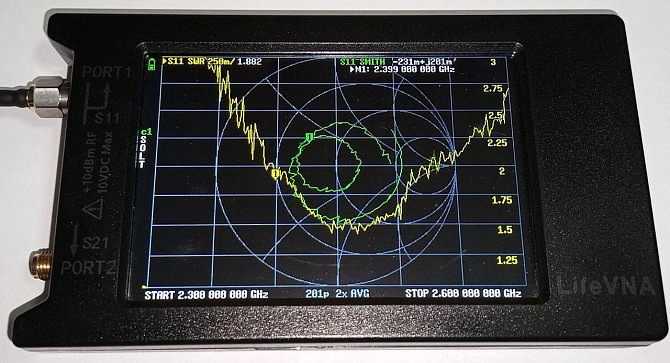 Антенна всенаправленная 2350-2550/5600-5890MHz 10dBi, до 30W, 2 в 1, RP SMA (гнездо) Дніпро - зображення 2