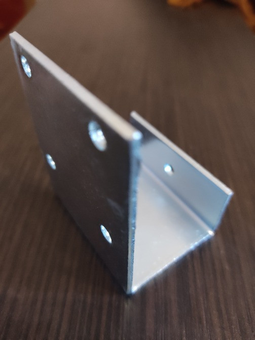 Куточок кріпильний П образний 65х35х17х50х2 сталевий загиб Нововолинськ - зображення 2