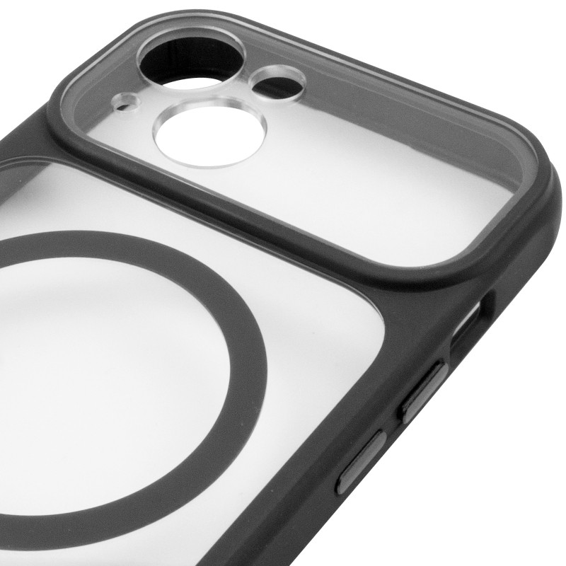 Чехол TPU+PC GETMAN Moon Clear with MagSafe для Apple iPhone 13 (6.1") Херсон - зображення 7