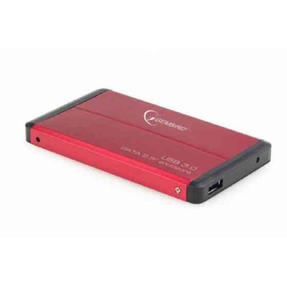 Зовнішня кишеня Gembird SATA HDD 2.5 USB 3.0 Red (EE2-U3S-2-R) (Код товару:40855) Харьков