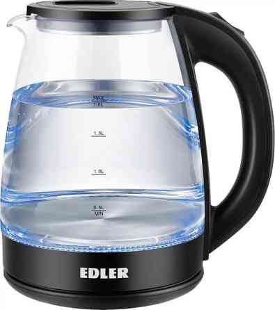 Электрочайник Edler EK5525SSG 1.8 л черный Київ