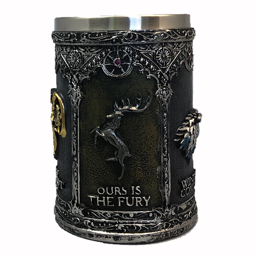 Кружка Чашка Бокал 3D  Нержавеющая Сталь Игра Престолов Game Of Thrones Winter Coming Киев - изображение 11
