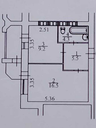продажа 1-к квартира Киев, Голосеевский, 64000 $ Київ - зображення 6