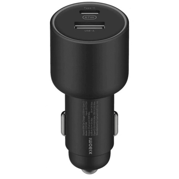 Автомобільний зарядний пристрій Xiaomi 67W Car Charger USB/Type-C Black (BHR6814GL) Харьков - изображение 2
