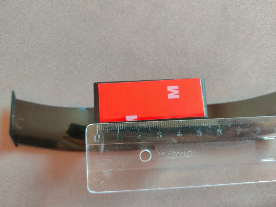 Мини Спойлер на авто Чёрный усиленный скотч Киев - изображение 6