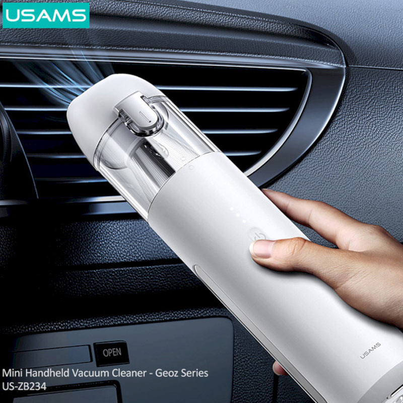 Портативный пылесос Usams US-ZB234 Mini Geoz Series 6000Pa 7800mAh Херсон - зображення 2