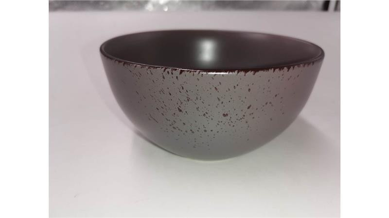 Салатник Ardesto Lucca Brown Grey AR-2914-GMC 14 см Київ - зображення 1