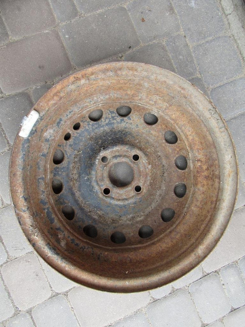 Диск колесный металлический Opel Combo R14 2004-2010 Ковель - изображение 4