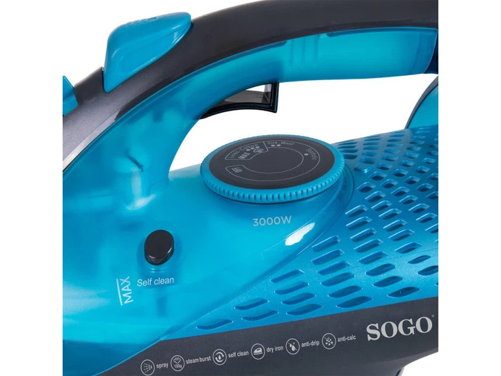 Утюг SOGO SS-6345 3000 Вт синий Киев - изображение 5