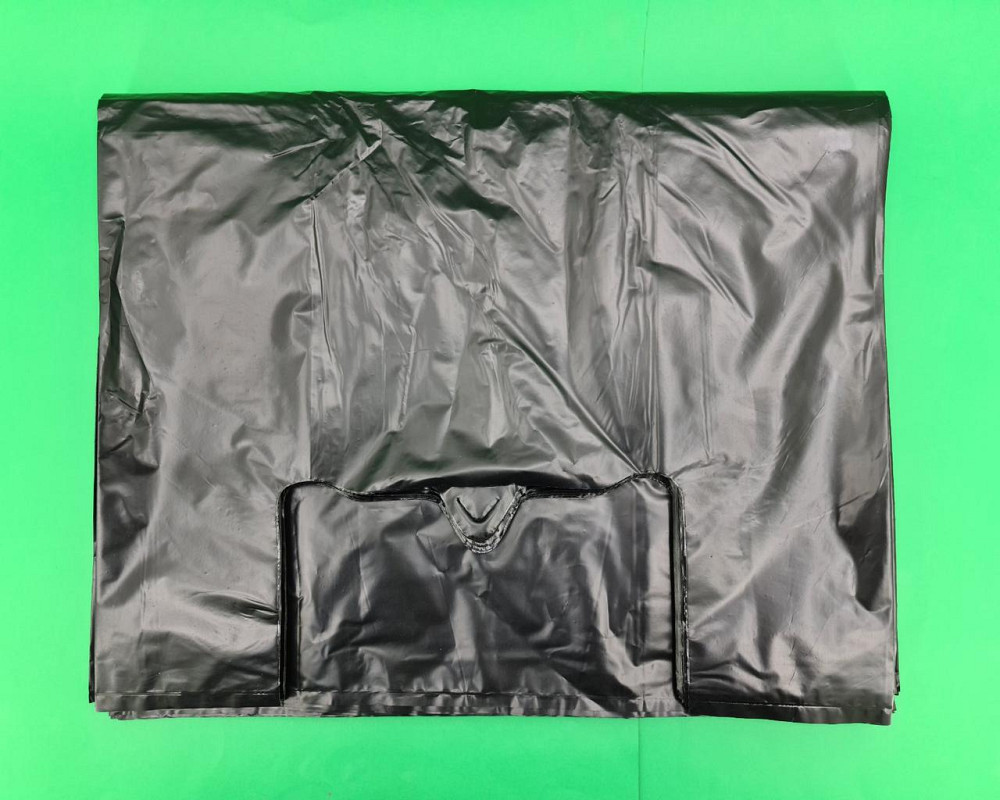 Пакет майка без рисунка Супер Багажка ЧЕРНАЯ 85 (55*85) (25 шт) Харьков - изображение 1