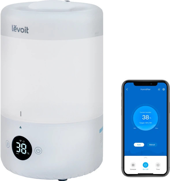 Увлажнитель воздуха Levoit Smart Humidifier Dual 200S HEAPHULVSEU0035 3 л белый Киев - изображение 1