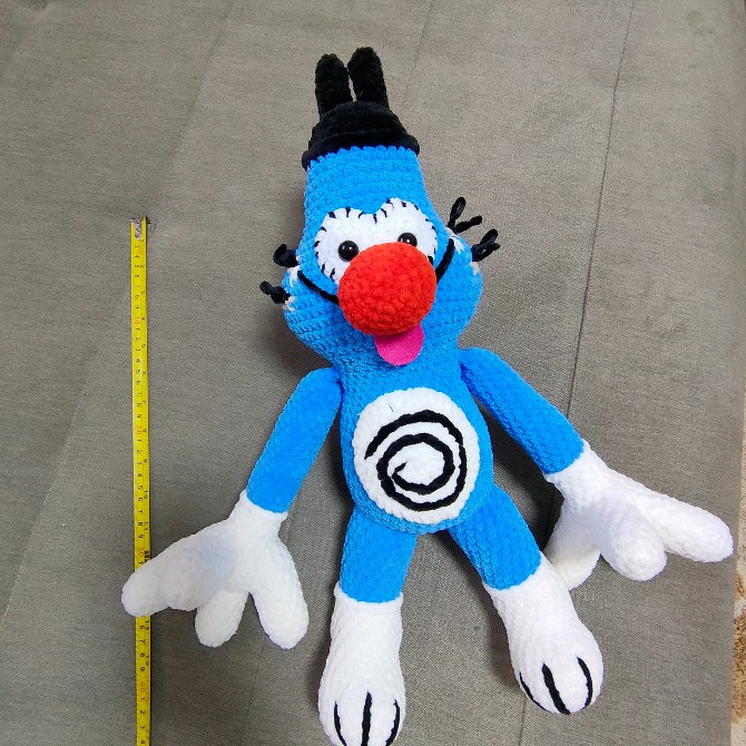 Кіт котик Оггі іграшка в'язана ручна работа подарунок сувенір hand made Нововолынск - изображение 3