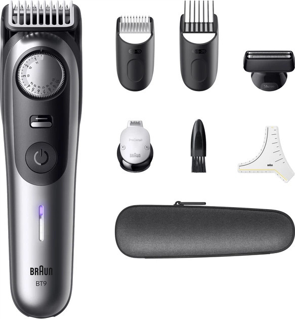 Триммер универсальный Braun Beard Trimmer Series 9 BT9520 4 Вт черный Київ - зображення 1