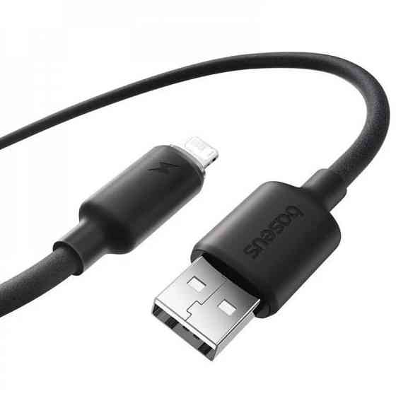 Дата кабель Baseus Foamed Silicone USB to Lightning 2.4A (1m) (E04269) Херсон