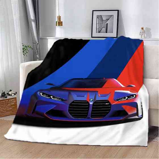 Плед 3D Престижний BMW 2601_B 12439 135х160 см Київ