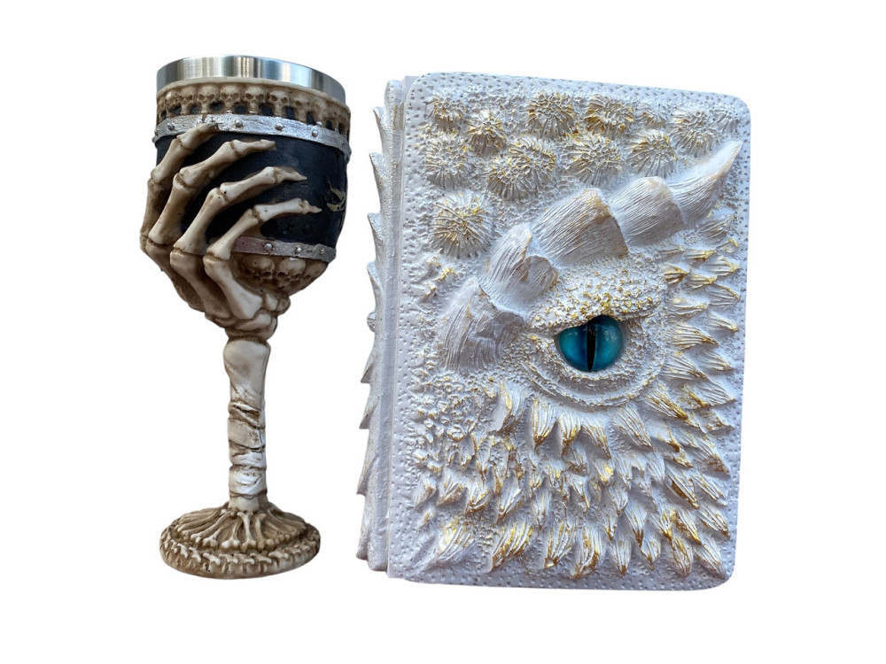 Подарочный набор Бокал 3 Рука с Черепами и Блокнот 3 «Око Ледяного Хранителя» Київ - зображення 3