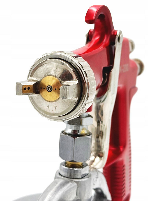 Краскопульт пневматический LVMP 1,7мм, НБ металл AUARITA K-200-1.7 Харків - зображення 4