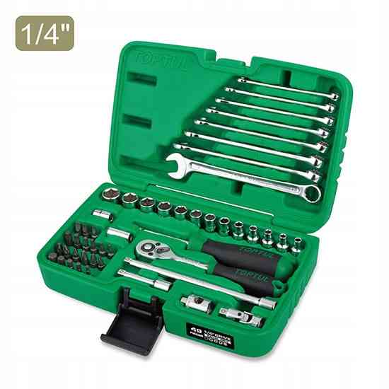 Набор инструмента TOPTUL 1/4" + ключи 49ед. GCAI4901 Харьков