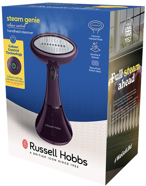 Отпариватель ручной Russell Hobbs Steam Genie Colour Control 27410-56 1800 Вт сиреневый Київ - зображення 7