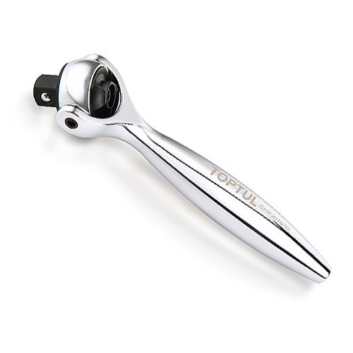 Мини трещетка 1/4" с шарниром (360°) 90 зубцов TOPTUL CHKX0810 Харків - зображення 1