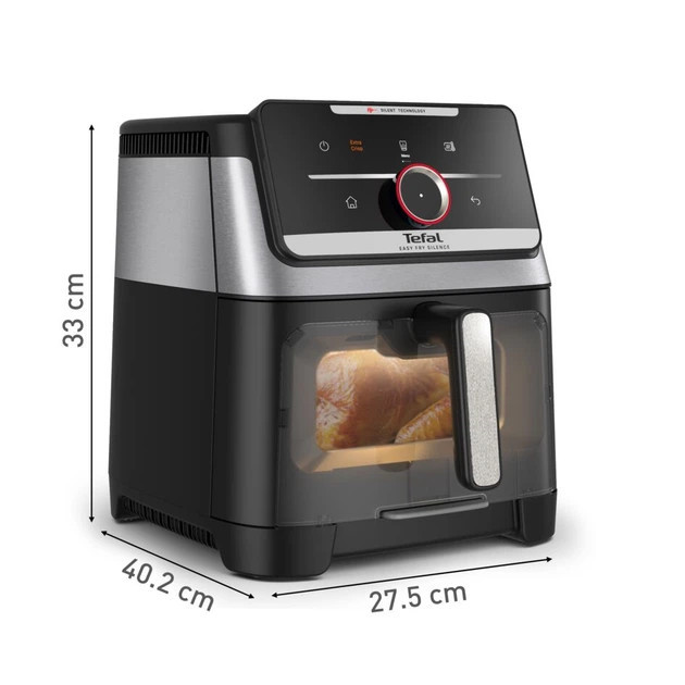 Мультипечь Tefal Easy Fry Smart & Silence XXL EY876DE1 7 л 1800 Вт черная Киев - изображение 2