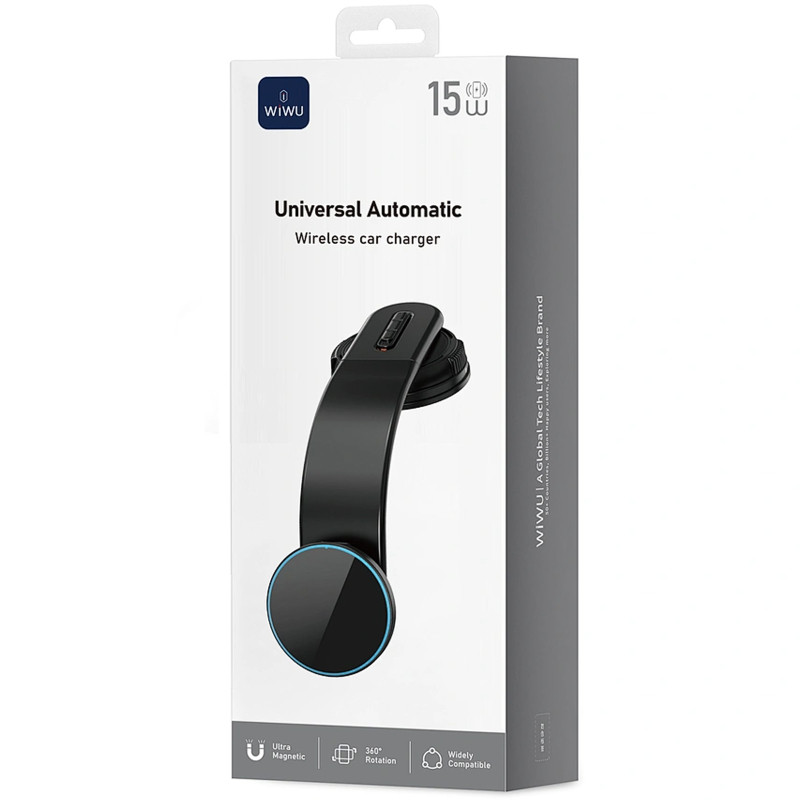 Автодержатель с БЗУ WIWU CH-327 Universal Automatic 15W Херсон - изображение 5