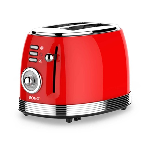 Тостер SOGO Retro SS-5460 850 Вт красный Київ - зображення 1