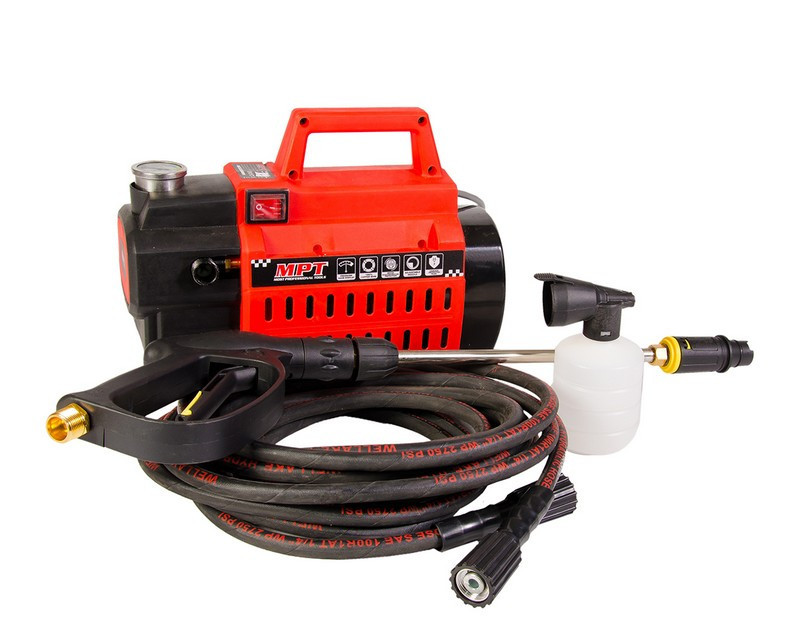 Мойка высокого давления MPT PROFI 125 Bar 1600 Вт 6.5 л/мин медная обмотка пенная насадка MHPW1603 Харків - зображення 3