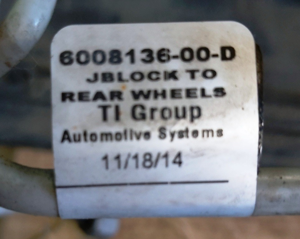 Тормозная магистраль задняя (правая и левая в сборе) Tesla model S, model S REST 6008136-00-E Київ - зображення 6