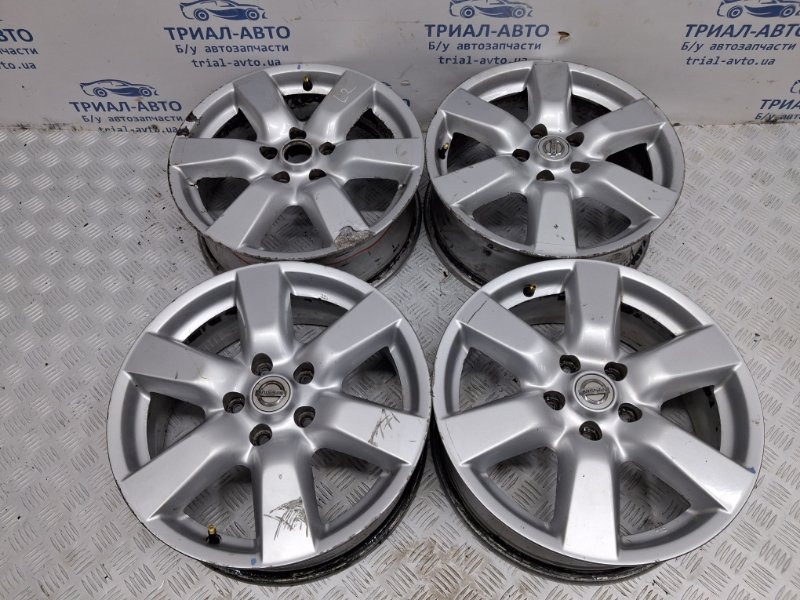 Диски титан комплект R17 Nissan X-Trail T31 2.0 DIESEL M9R 2007 (б/у) Київ - зображення 1