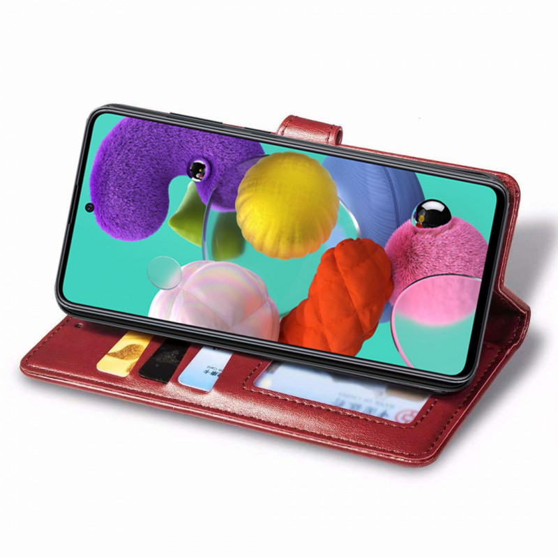 Кожаный чехол-книжка GETMAN Gallant (PU) для Samsung Galaxy A51 Херсон - изображение 3