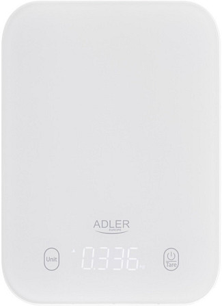 Весы кухонные Adler AD 3181 white 10 кг белые Киев - изображение 5