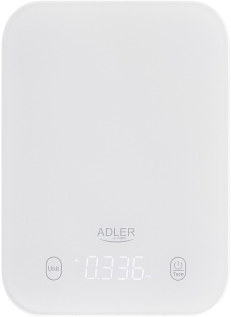 Весы кухонные Adler AD 3181 white 10 кг белые Киев - изображение 5