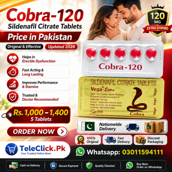 Cobra 120mg Tablets In Pakistan - 03011594111 Львів
