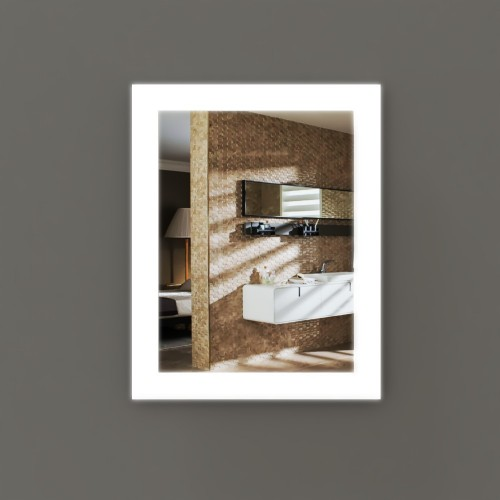 Дзеркало з LED підсвічуванням 950 х 750 мм Киев - изображение 1