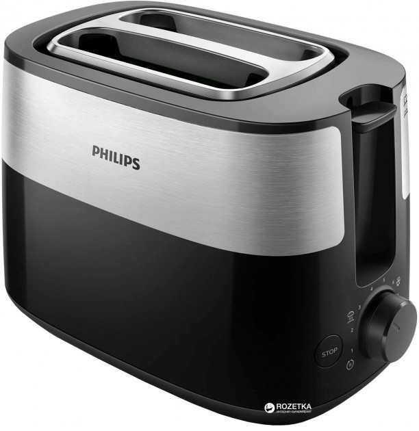 Тостер Philips Daily СolleСtion HD2516-90 830 Вт Київ - зображення 2
