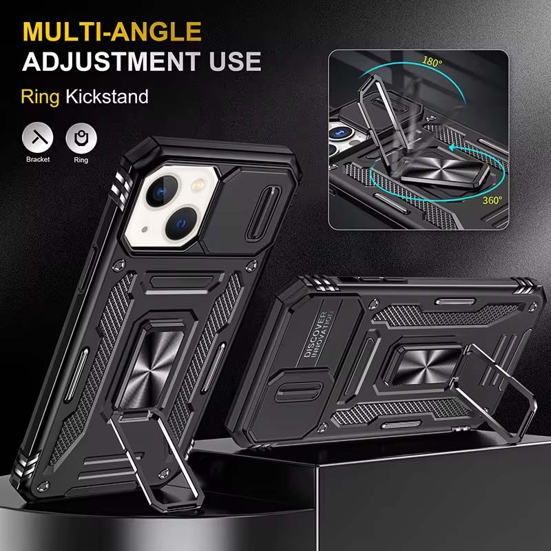 Ударопрочный чехол Camshield Army Ring для Apple iPhone 13 / 14 (6.1") Херсон - зображення 4