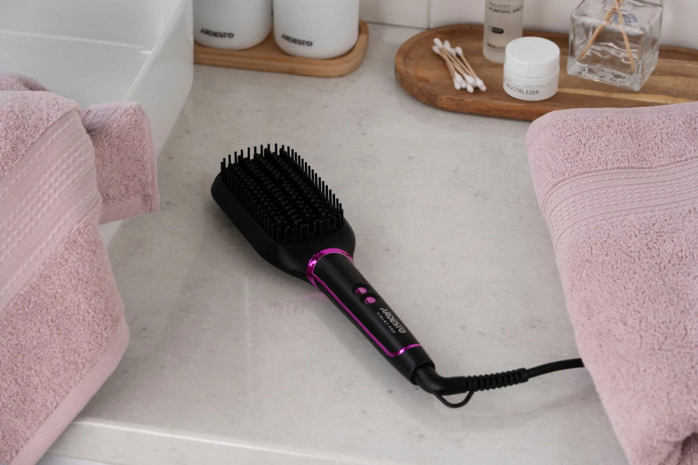 Щетка-выпрямитель для волос Ardesto Violet Pro HSB-Y220PRO 50 Вт черный Київ - зображення 2