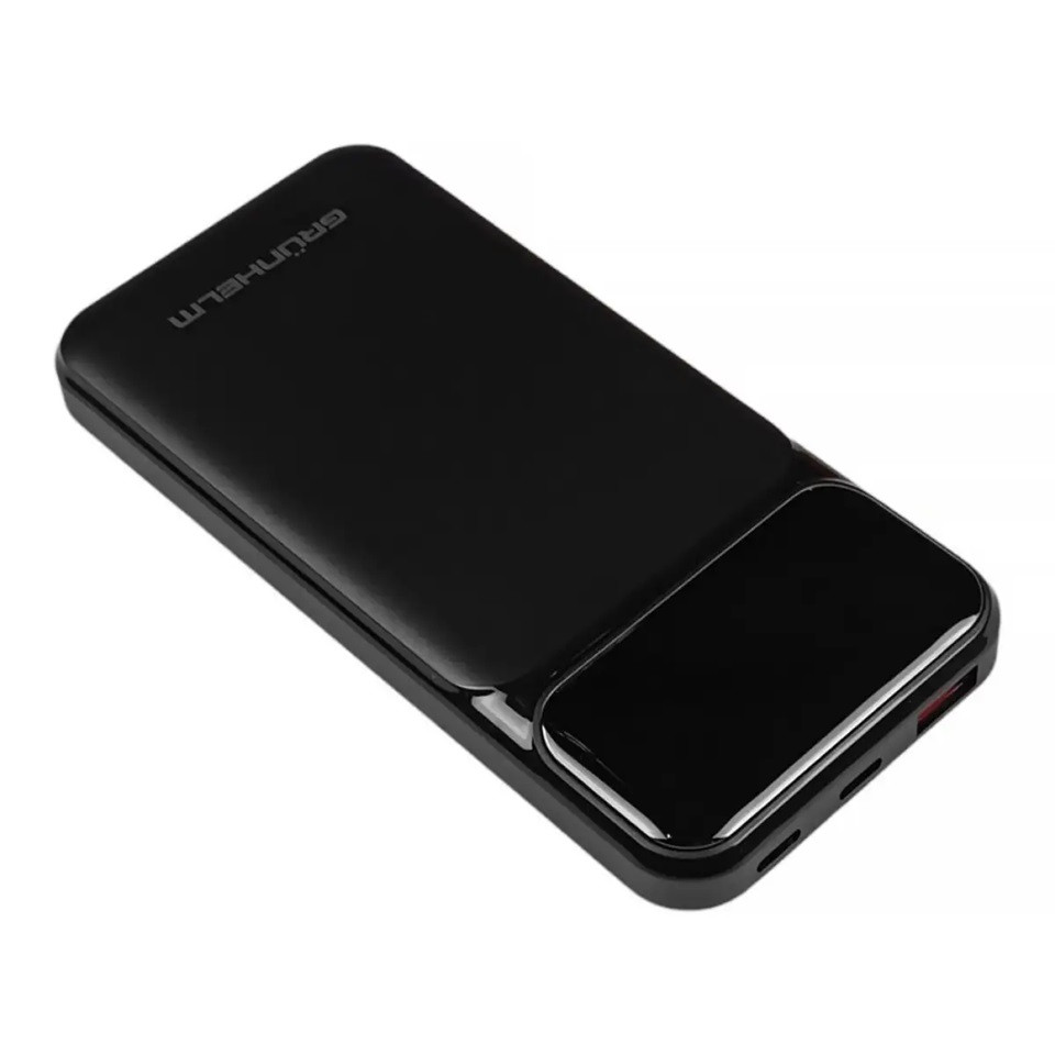 Повербанк Power bank Grunhelm GP-10BQC 10000 mAh черный Киев - изображение 5