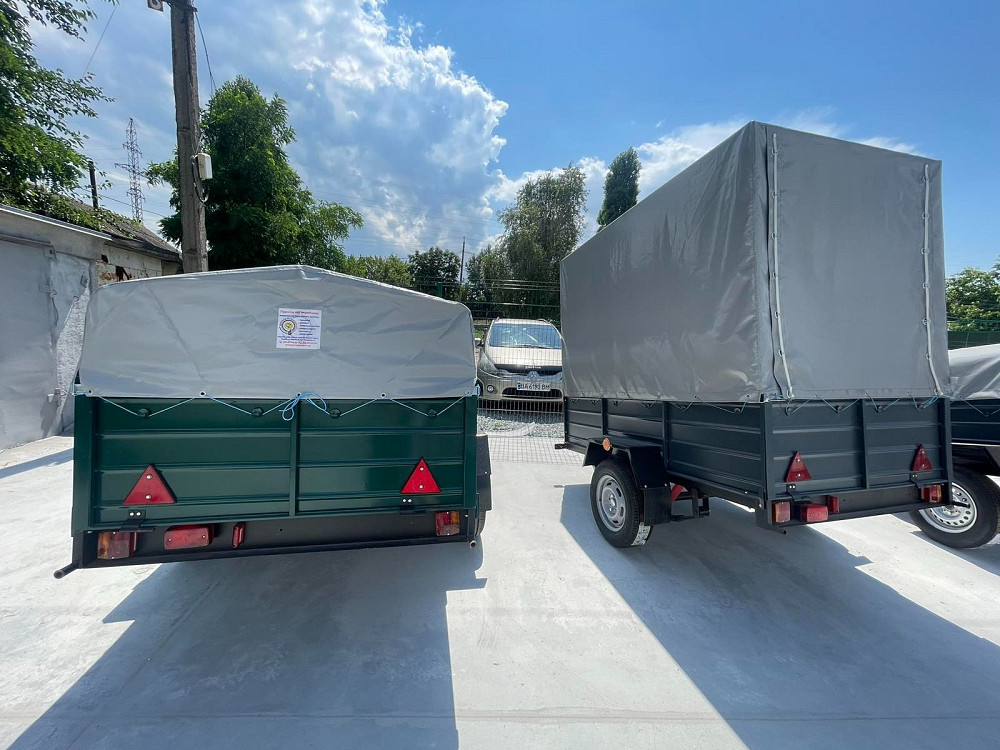 Одновісний причіп посилений Дніпро-251 (2500х1300х500) Слобожанское - изображение 1