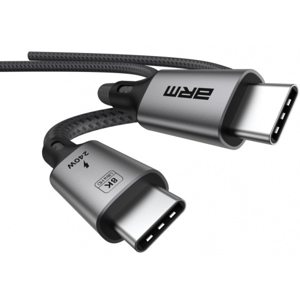 Кабель ArmorStandart USB 4.0 Type-C - Type-C 240W 8K 60hz 40Gbps 1m Black (ARM81921) (Код товару:393 Харків - зображення 2