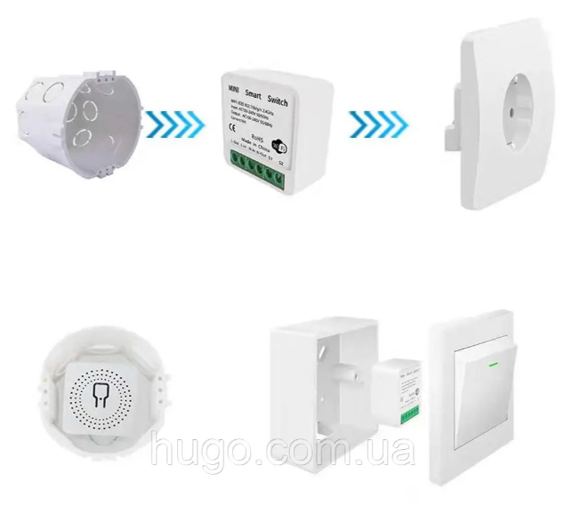 Бездротовий WiFi вимикач з таймером Smart Home,16A / Розумне реле для розумного будинку . Одеса - зображення 6