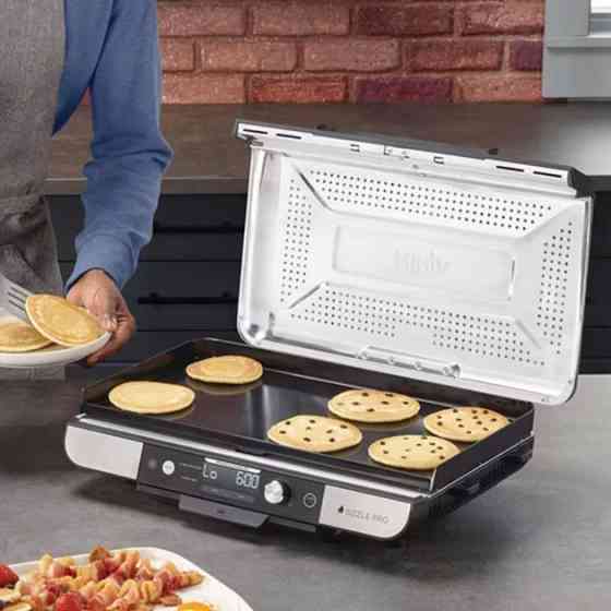 Электрогриль NINJA Sizzle Pro XL GX101EU 1790 Вт серебристый Київ