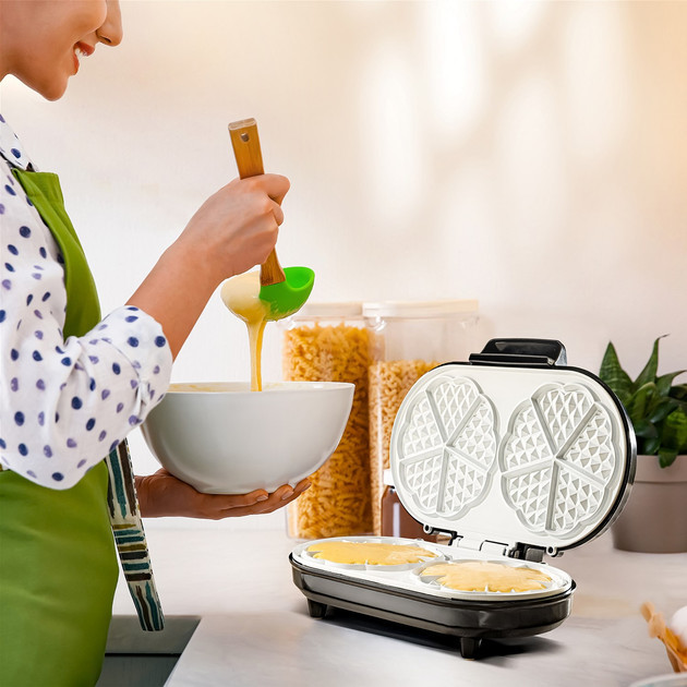 Вафельница First FA-5305-2-WI 1000 Вт белая Киев - изображение 4