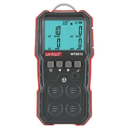 Газоанализатор 4-в-1 (кислород (O2), монооксид углерода (CO), сероводород (H2S), горючий газ WINTACT Харків - зображення 1