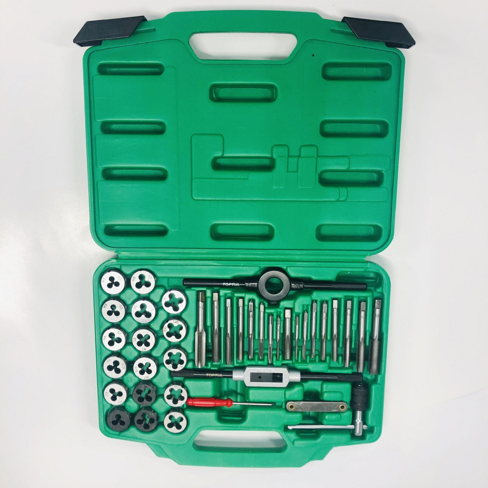 Набор резьбонарезного инструмента TOPTUL 40 ед. М3-М12 JGAI4001 Харьков - изображение 3