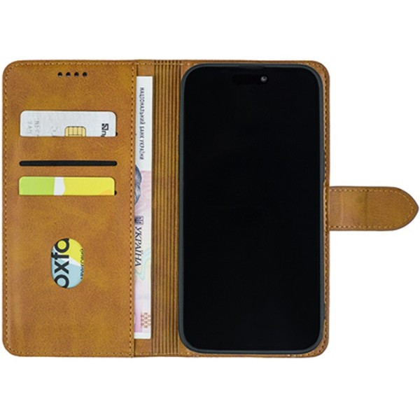 Чохол-книжка Crazy Horse Clasic для Motorola Edge 40 Neo Camel (Front) (Код товару:37346) Харьков - изображение 3