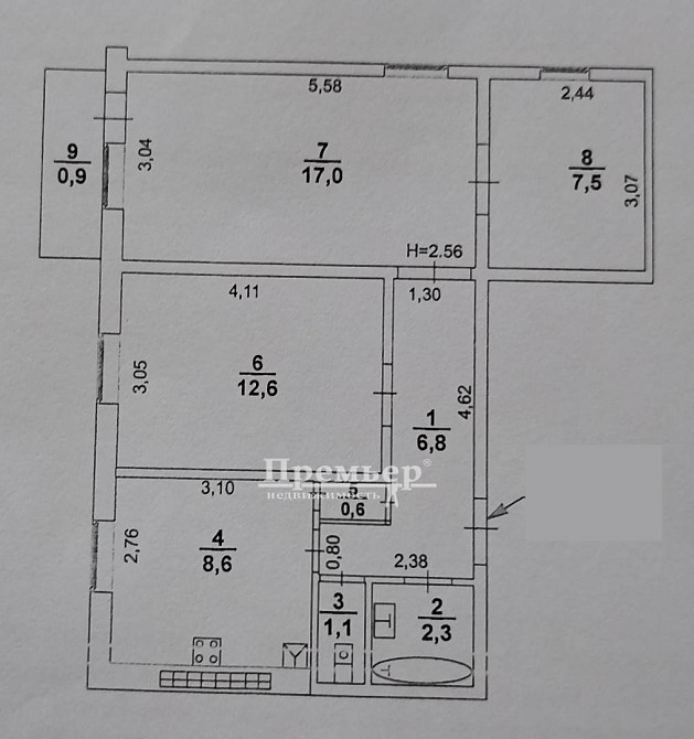 Продам 3-кімнатну квартиру на Бочарова Одеса - зображення 8